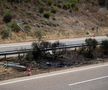 Imagini de la locul accidentului în care a murit Diogo Jota. FOTO: Imago Images