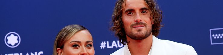 Paula Badosa și Stefanos Tsitsipas FOTO Getty Images