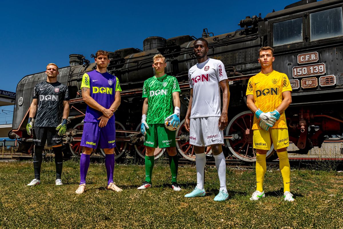 CFR Cluj și-a lansat noul echipament, cu două zile înainte de Supercupa cu FCSB