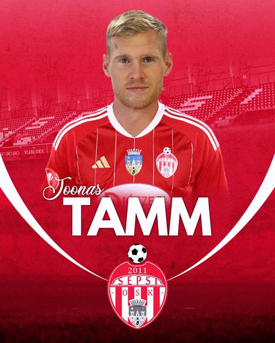 Joonas Tamm a fost prezentat la Sepsi / Foto: Facebook Fotbalistul regretat de Mihai Stoica după plecarea de la FCSB a semnat în România: „Îi dorim mult succes”