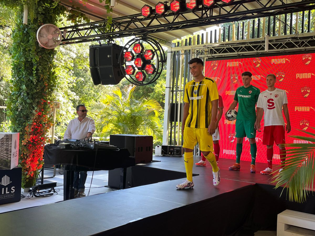 Dinamo și-a prezentat echipamentele pentru sezonul 2025-2026