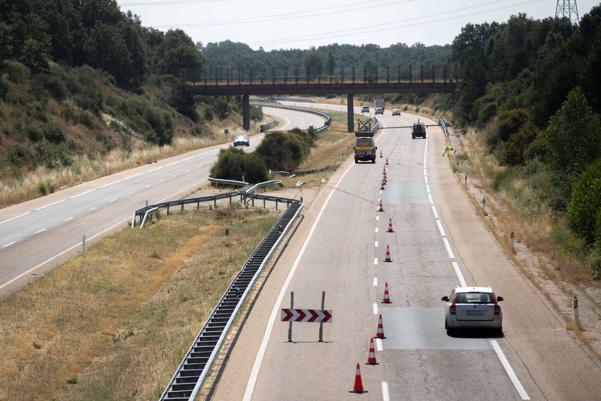 Imagini de la locul accidentului în care a murit Diogo Jota