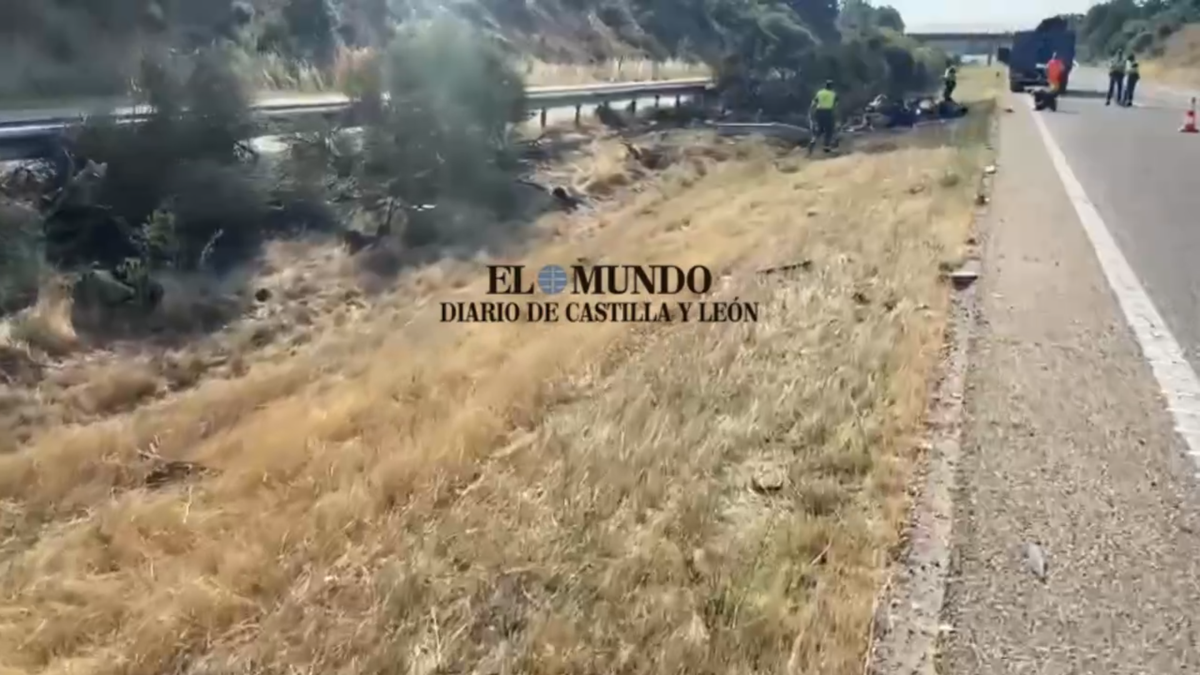 Imagini de la locul accidentului în care a murit Diogo Jota