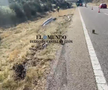 Imagini de la locul accidentului în care a murit Diogo Jota. FOTO: dailymotion.com