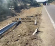 Imagini de la locul accidentului în care a murit Diogo Jota. FOTO: dailymotion.com