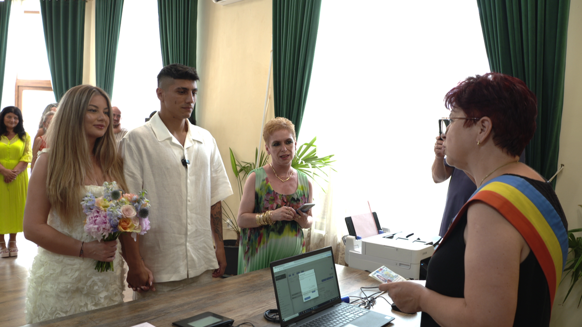 Argentinianul Juan Bauza s-a însurat cu Francesca la Craiova » A avut nevoie de traducere ca să înțeleagă jurământul