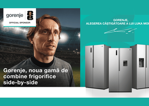 Gorenje, Partener Oficial FIFA World Cup 2026, lansează frigiderele Side-by-Side, ideale pentru serile de meci