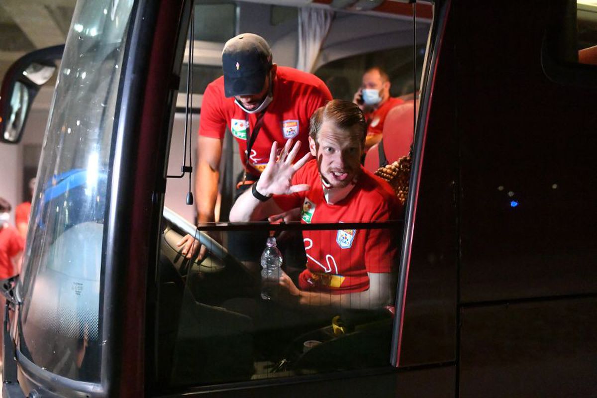 FOTO Imagini de senzație din autocarul lui CFR Cluj