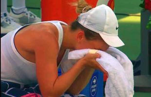 Sufocată de căldură! Simona Halep a abandonat la Washington, după ce pierduse primul set cu Anna Kalinskaya