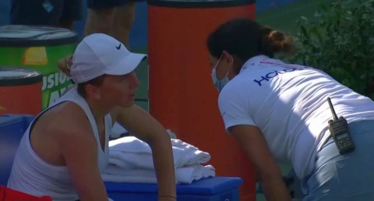 Simona Halep, abandon la Washington