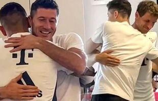 Ce cadou le-a făcut Robert Lewandowski foștilor colegi de la Bayern, după revenirea de o zi la Munchen