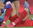 David Miculescu, accidentat în FCSB - CSKA 1948 Sofia