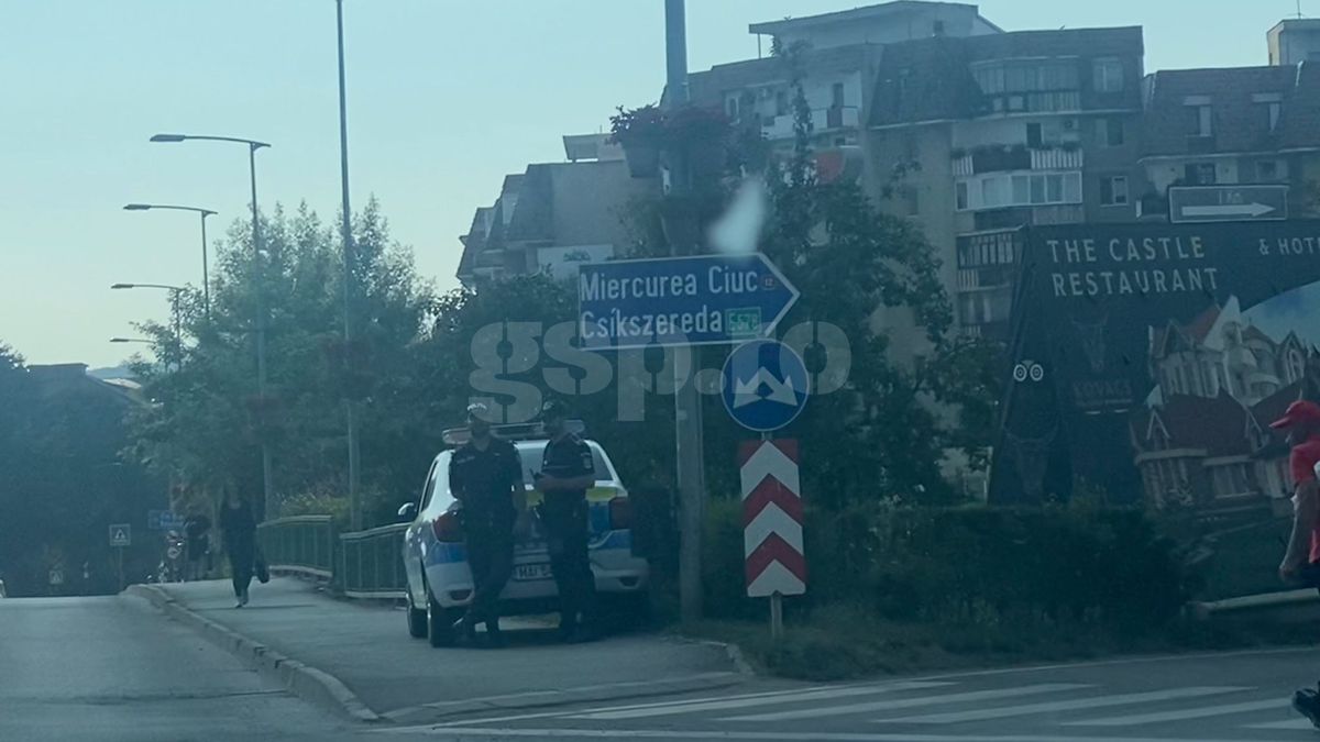 Un oraș în alertă că vin bulgarii » Polițiștii au percheziționat toate mașinile cu număr de Bulgaria înainte de Sepsi - CSKA Sofia. Imagini de la reporterii GSP