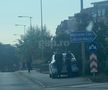 Un oraș în alertă că vin bulgarii » Polițiștii au percheziționat toate mașinile cu număr de Bulgaria înainte de Sepsi - CSKA Sofia. Imagini de la reporterii GSP