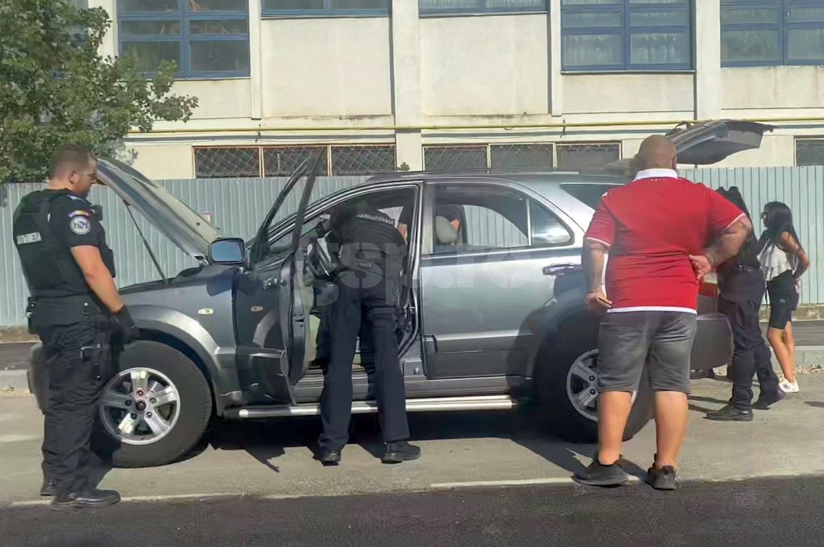 Un oraș în alertă că vin bulgarii » Polițiștii au percheziționat toate mașinile cu număr de Bulgaria înainte de Sepsi - CSKA Sofia. Imagini de la reporterii GSP