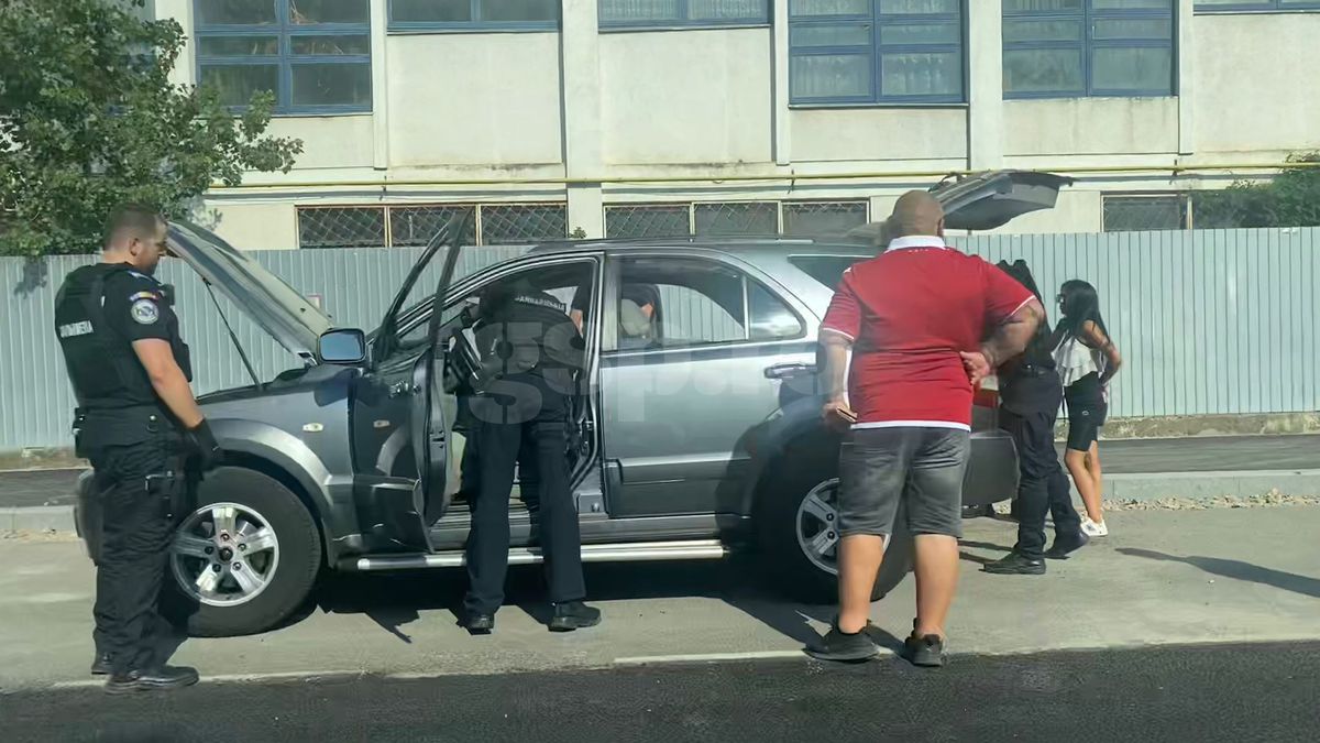 Un oraș în alertă că vin bulgarii » Polițiștii au percheziționat toate mașinile cu număr de Bulgaria înainte de Sepsi - CSKA Sofia. Imagini de la reporterii GSP