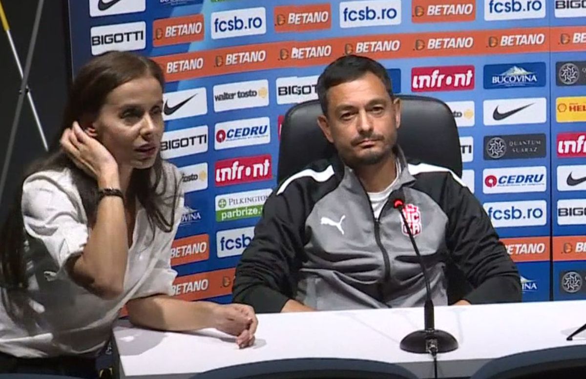 FOTO Margarita Peychinska, translator la conferința CSKA înainte de FCSB