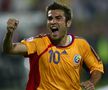 Adrian Mutu e cel mai bun marcator din istoria naționalei României, cu 35 de goluri, la egalitate cu Gică Hagi