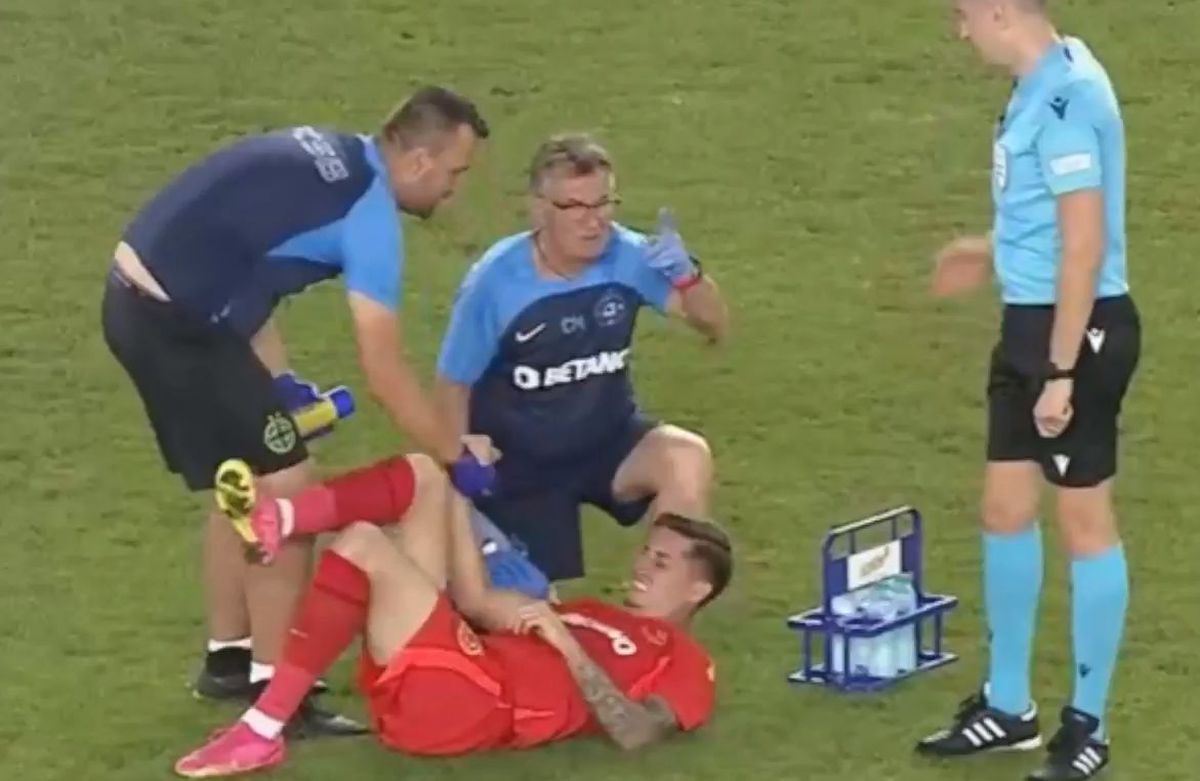Pierdere pentru FCSB » S-a accidentat în prima repriză a meciului cu CSKA 1948