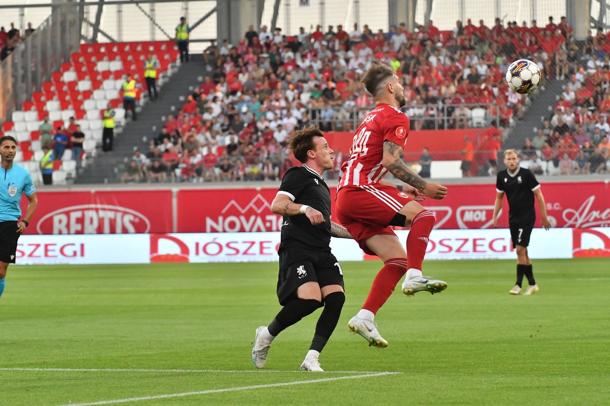 Penalty ușor primit de Sepsi în prima repriză cu CSKA: „plonjonul” lui Ștefănescu a contat decisiv