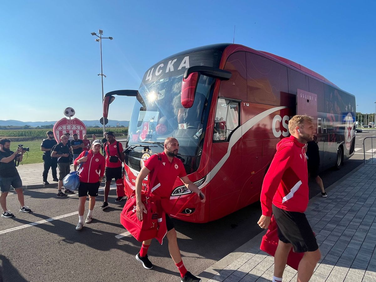 Sepsi - CSKA Sofia, imagini dinainte de meci