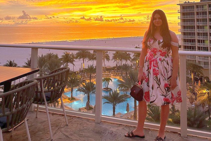 Cum a apărut Melissa Borcea pe plaja din Florida. Foto: Instagram