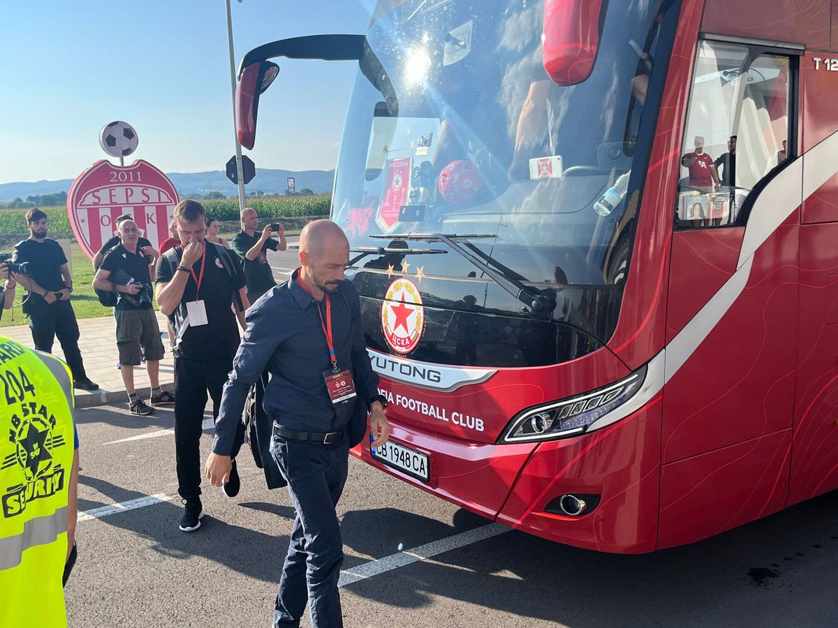 Sepsi - CSKA Sofia, imagini dinainte de meci