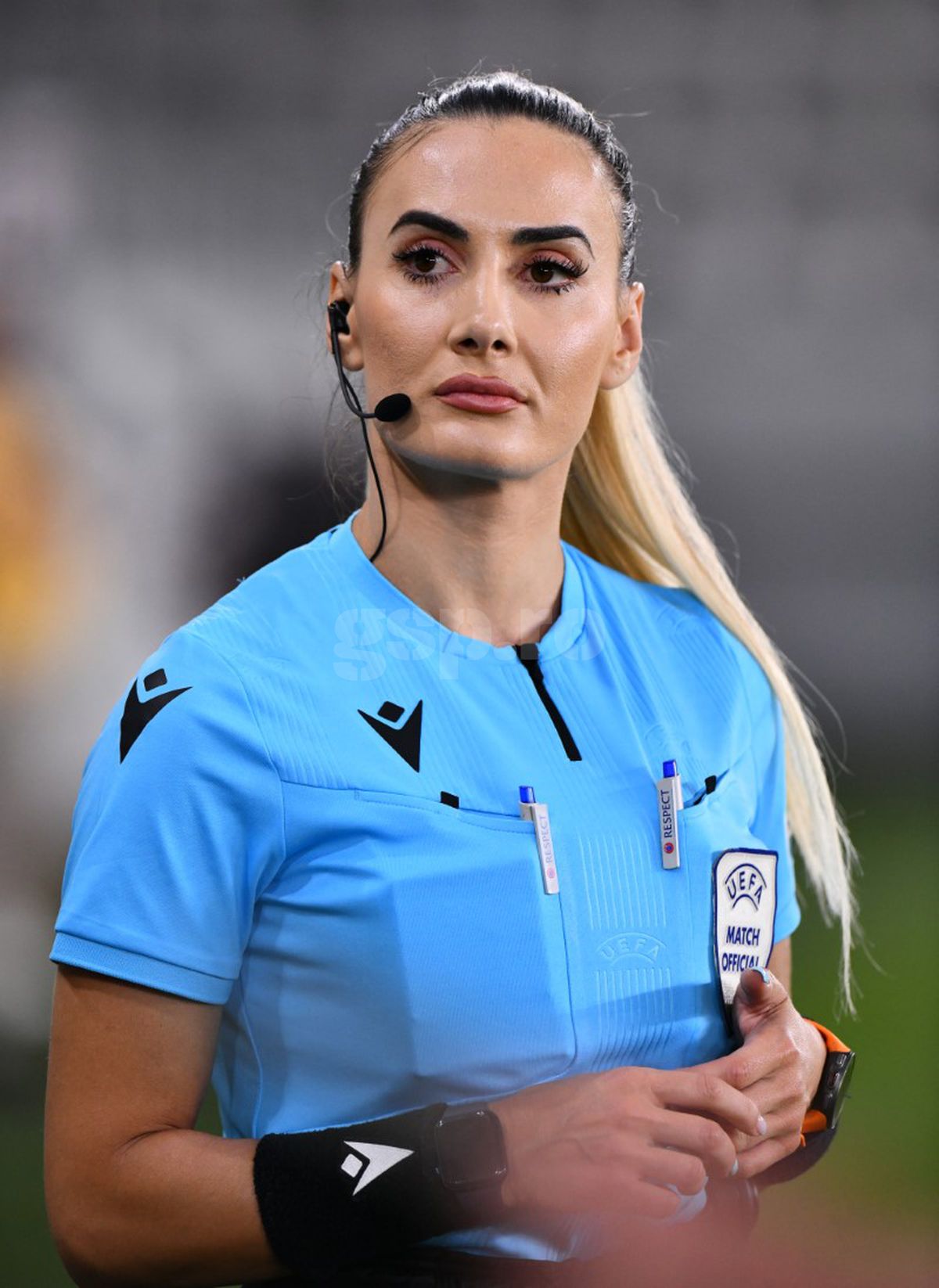 Emanuela Rusta, arbitru de rezervă în FCSB - CSKA 1948 Sofia