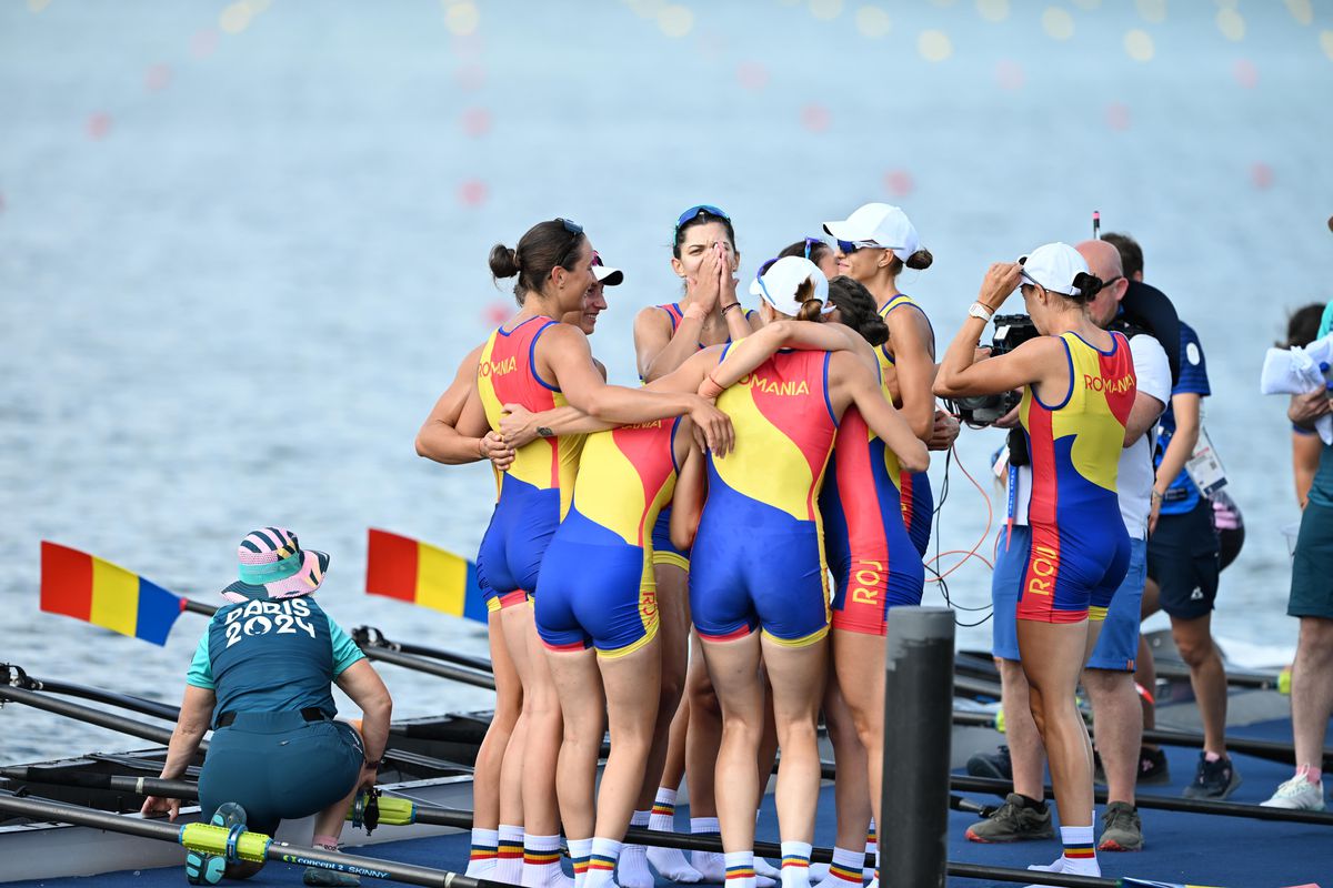 Barca feminină a României, aur la proba de 8+1