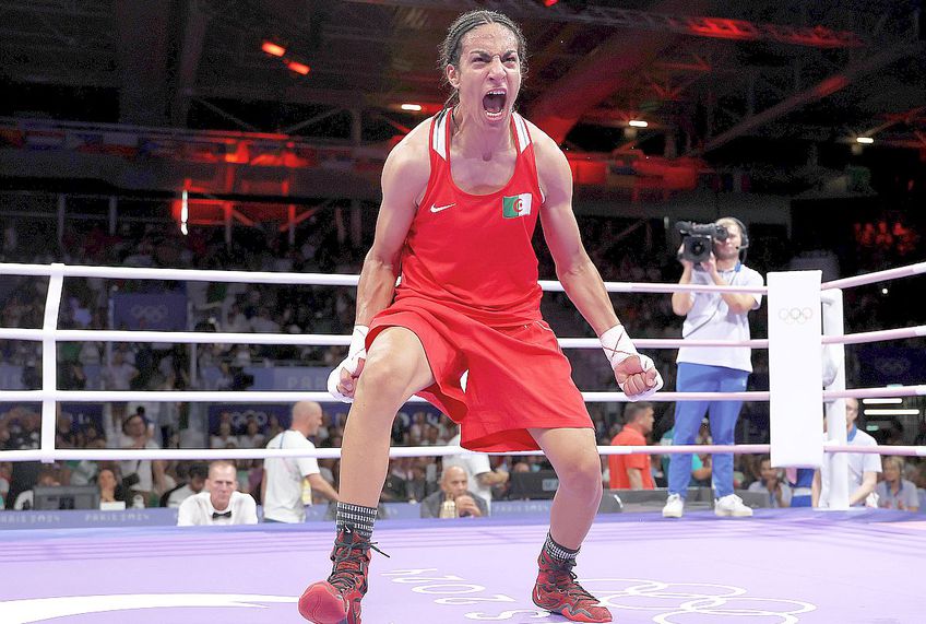 Imane Khelif, după victoria cu Anna Luca Hamori // foto: Guliver/gettyimages