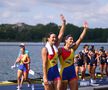 Barca feminină a României, aur la proba de 8+1