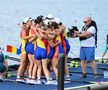 Barca feminină a României, aur la proba de 8+1