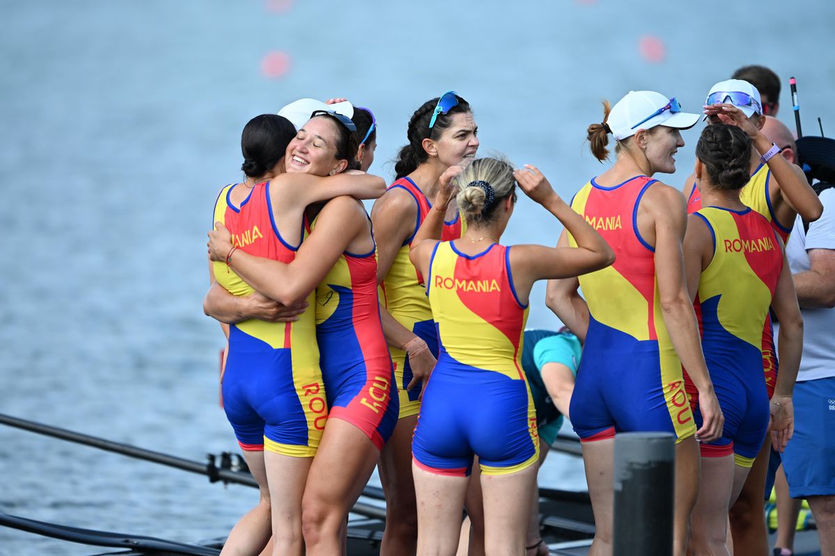 Barca feminină a României, aur la proba de 8+1