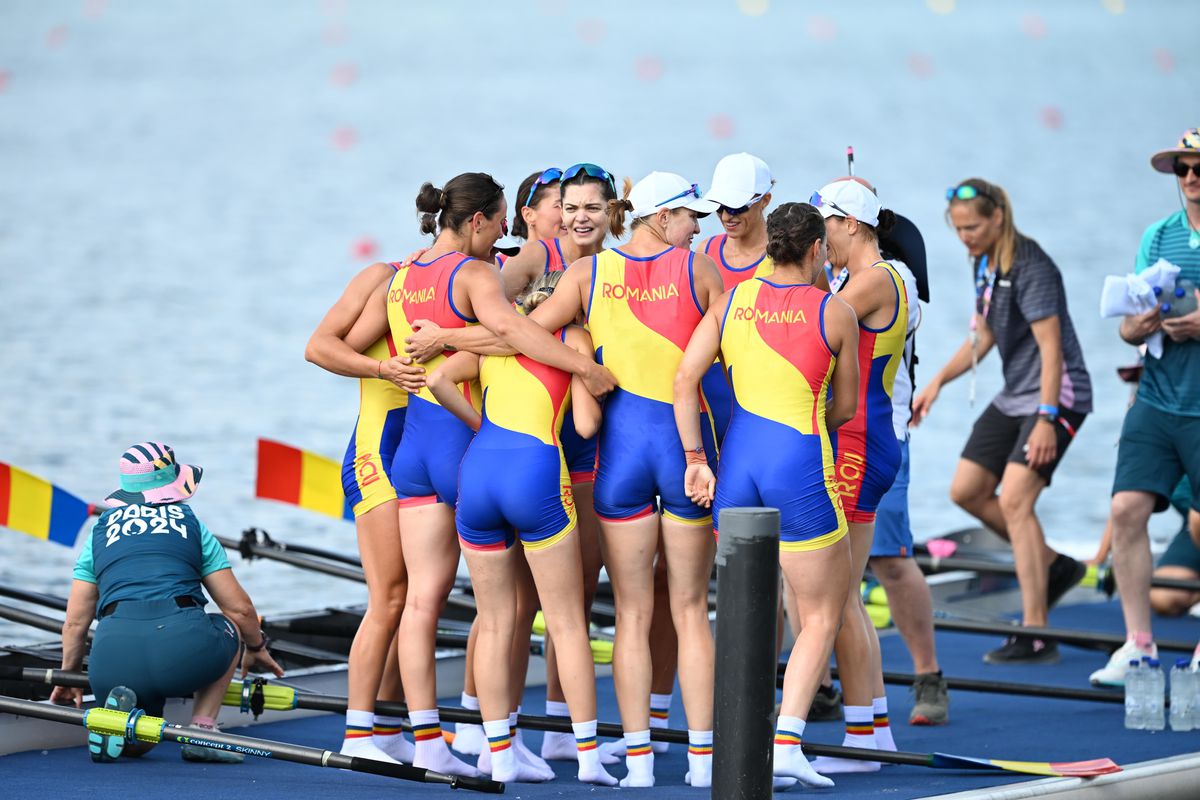 Barca feminină a României, aur la proba de 8+1