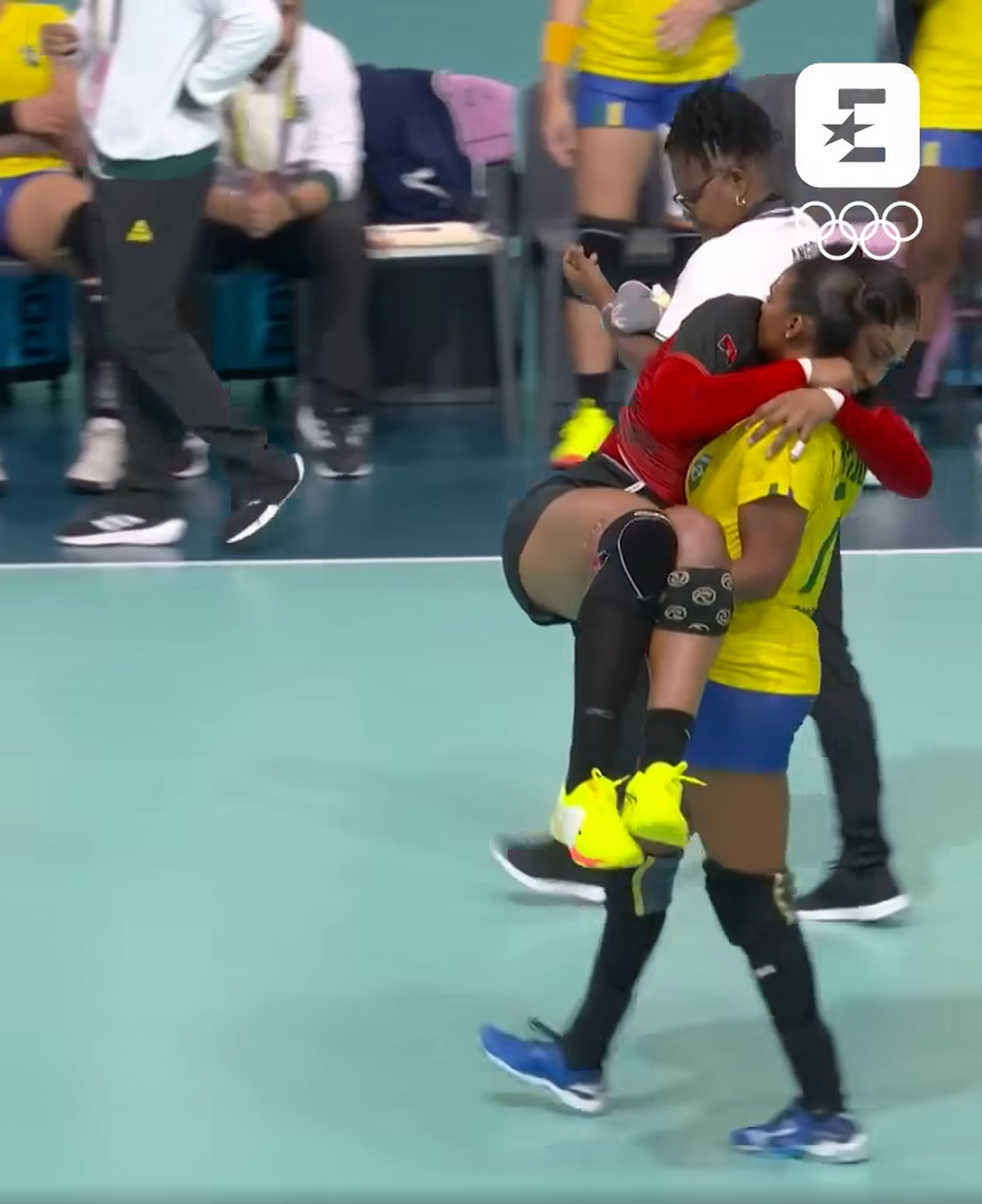 Trei jucătoare din Liga Florilor au produs un moment emoționant la Jocurile Olimpice