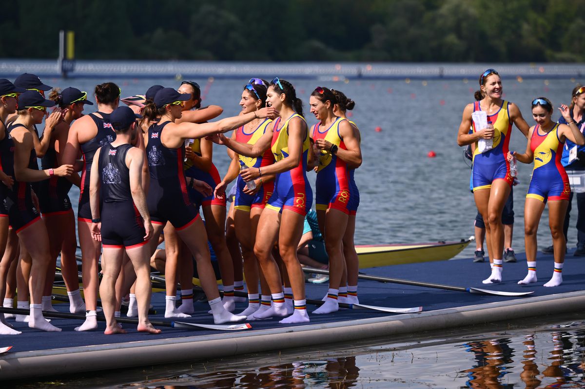 Barca feminină a României, aur la proba de 8+1