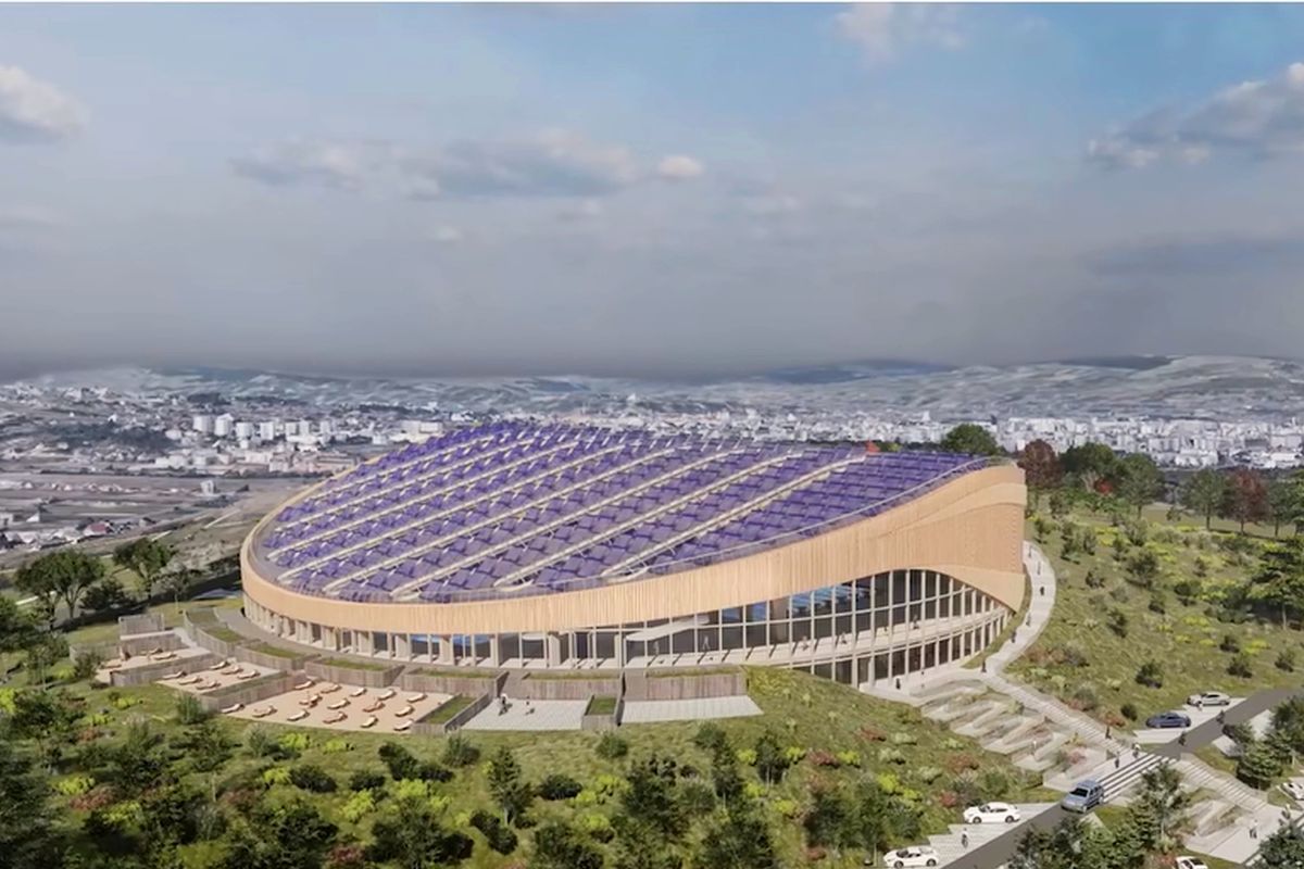 Cum va arăta noul bazin olimpic „David Popovici” » Investiție de 28 de milioane de euro: „M-a impresionat o declarație a lui David. Acum sunt pe șantier”