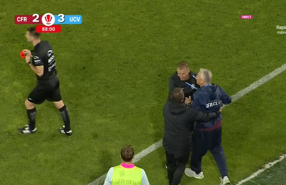 Dan Petrescu, trimis în tribune de Rareș Vidican într-un final incendiar în Gruia » Ce arată reluările