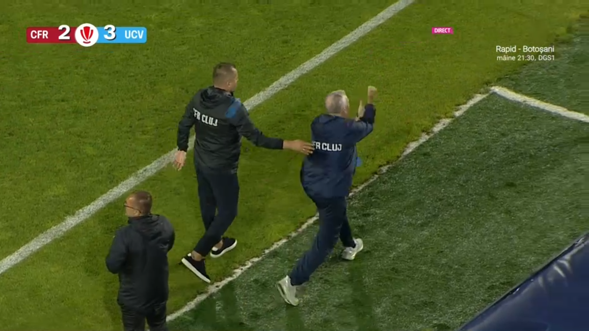 Dan Petrescu, trimis în tribune de Rareș Vidican într-un final incendiar în Gruia