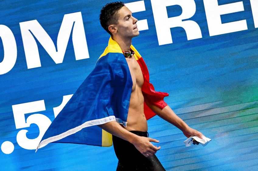 ictoriile lui David Popovici în cursele de 100 și 200 de metri liber au devansat delegații cu tradiție în sporturile acvatice.
