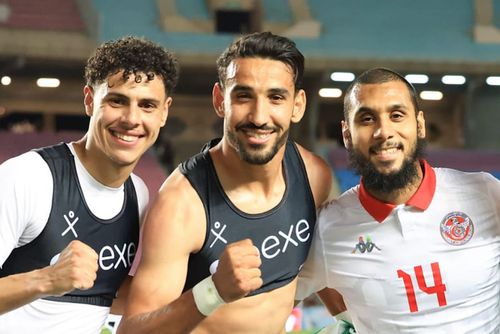 CFR Cluj negociază transferul atacantului tunisian Hazem Mastouri  (centru). Foto: FTF