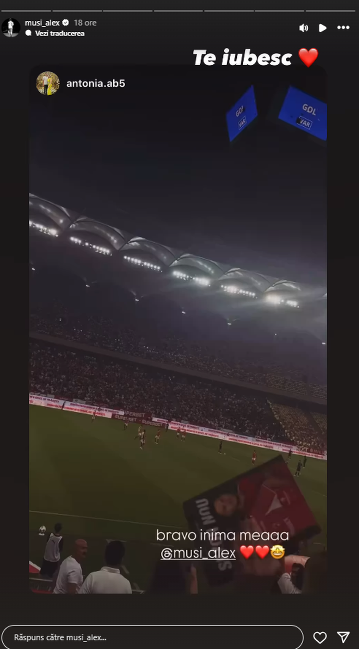 Alexandru Musi a devenit tată la 21 de ani