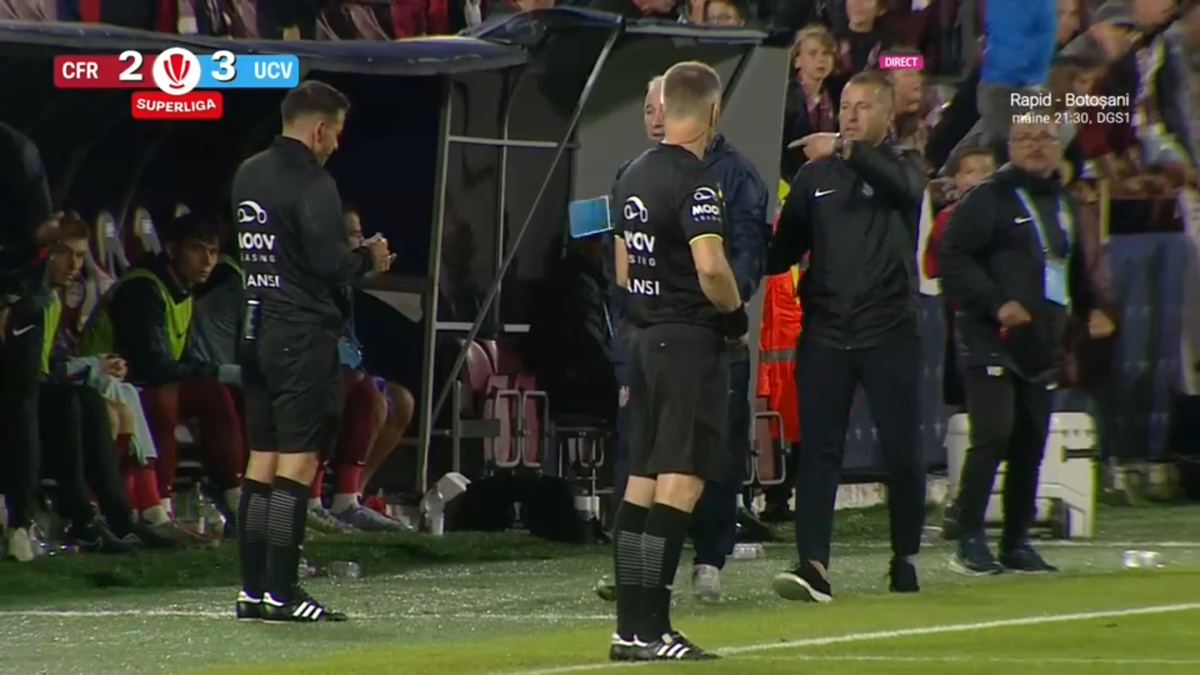 Dan Petrescu, trimis în tribune de Rareș Vidican într-un final incendiar în Gruia