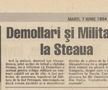 În iunie 1994, Ion Alecsandrescu anunța că Demollari a semnat deja cu Steaua