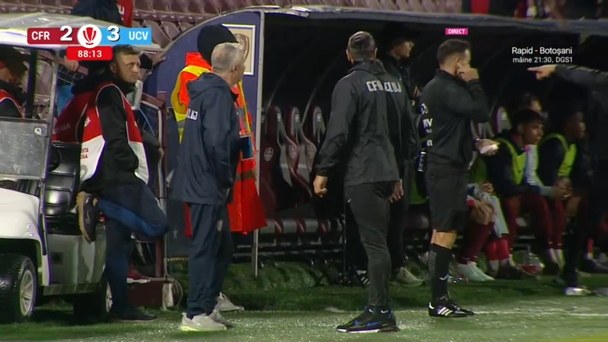 Dan Petrescu, trimis în tribune de Rareș Vidican într-un final incendiar în Gruia