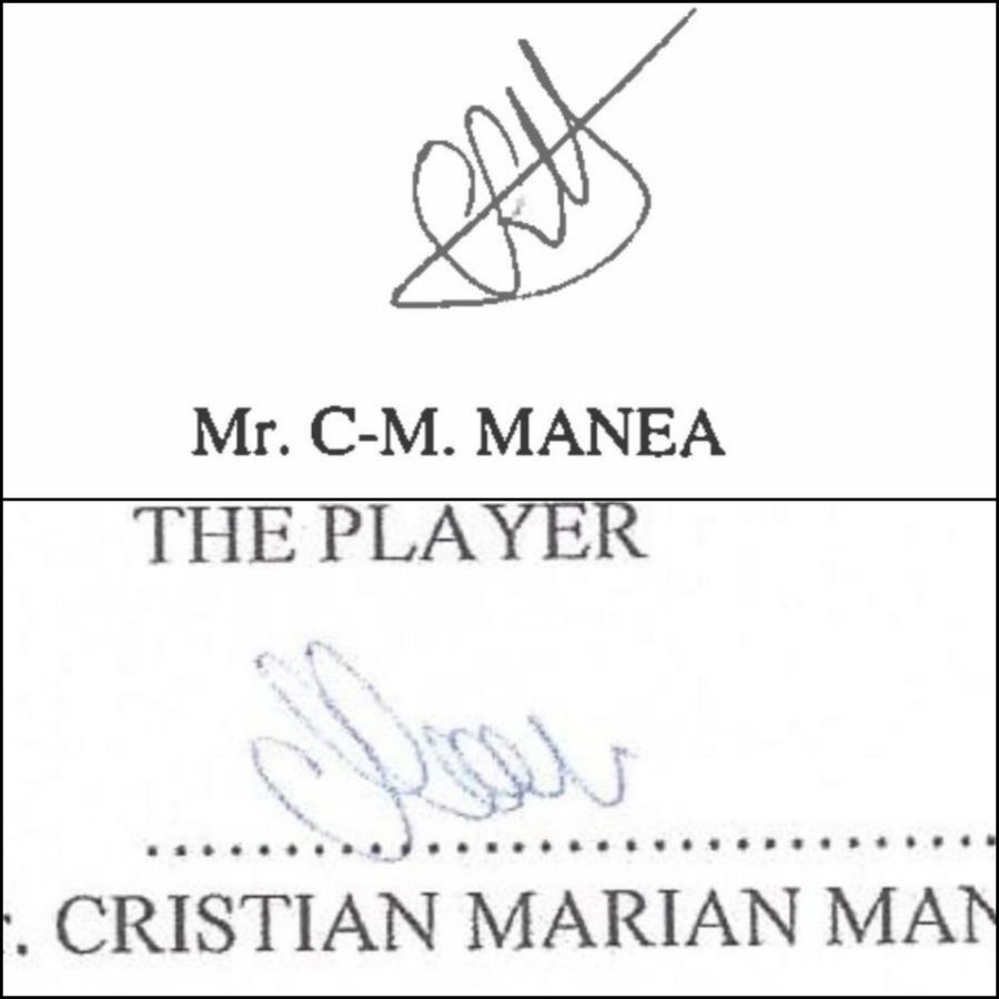 FCSB / VIDEO EXCLUSIV Iată contractul pe baza căruia Cristi Manea a ajuns la FCSB » Clauză uriașă de reziliere + Semnături diferite