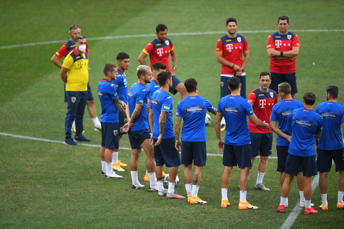 Antrenamentul oficial al României înaintea meciului cu Irlanda de Nord