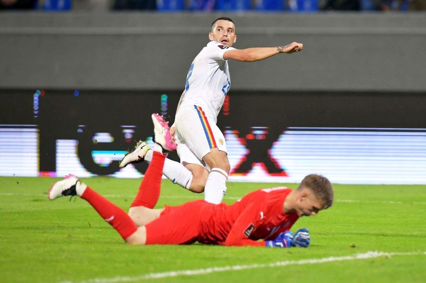 Nicolae Stanciu, gol în Islanda - România // foto: Cristi Preda