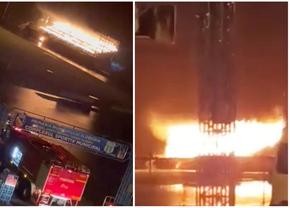 Incendiu la stadionul echipei din Liga 2, în noaptea dinaintea meciului » Ce a declanşat focul: „Ne-am uitat pe camerele video şi am văzut”