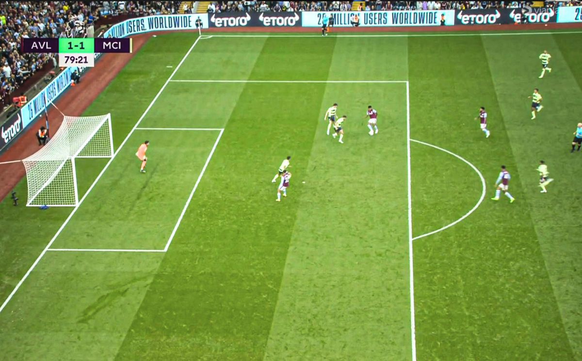 Mai rău ca-n Liga 1! Greșeală incredibilă de arbitraj în Aston Villa - Manchester City » Guardiola, salvat iar de Haaland